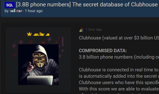 Auszug aus dem Darknet-Posting