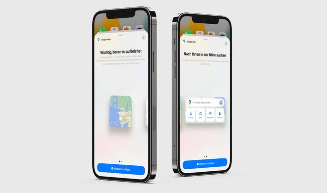 Google Maps erhält Widgets