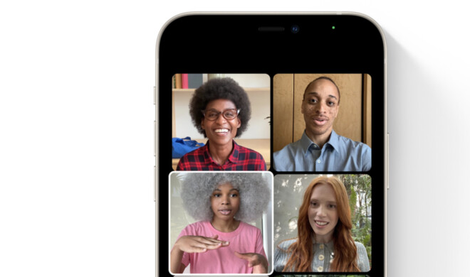 FaceTime in iOS 15 bietet eine neue Ansicht