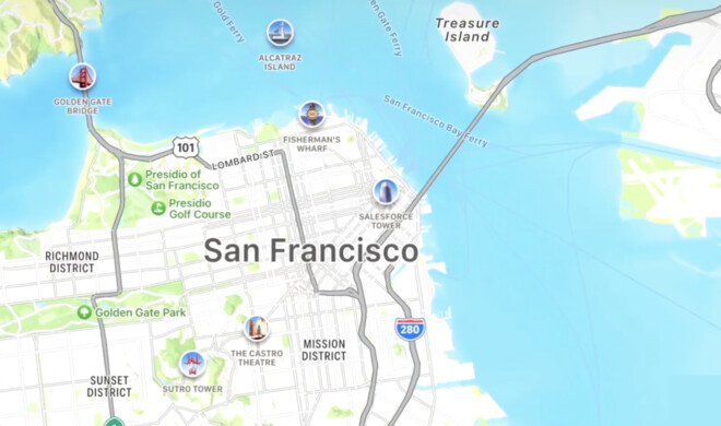 Apple Karten unter iOS 15