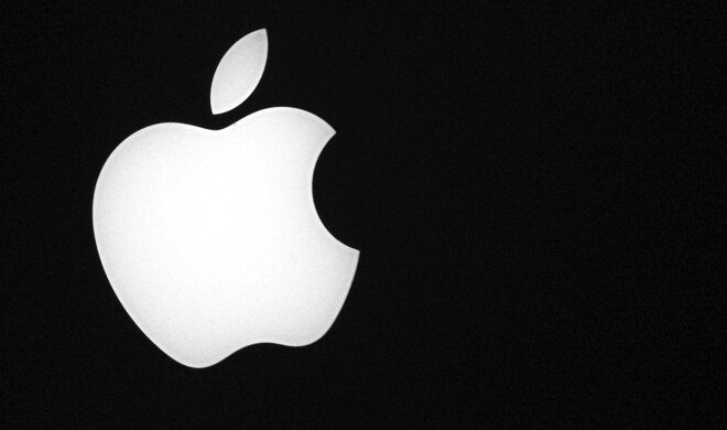 Apple-Logo am Berliner Apple Store