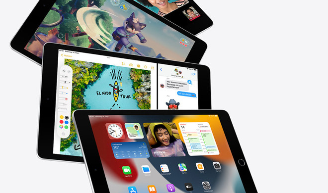 Leider nicht alles neu: Auch in diesem Jahr verzichtet Apple bei dem iPad der 9. Generation auf ein neues Design.