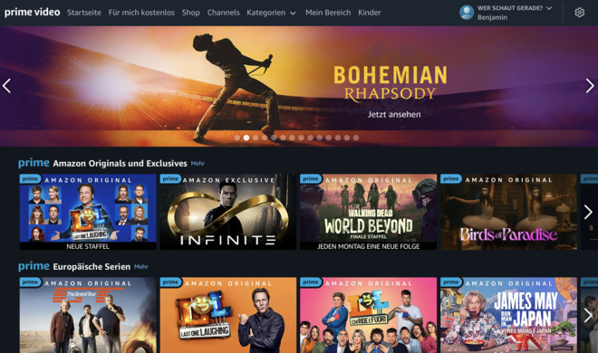 Amazon Prime Video: Neuheiten im Oktober 2021