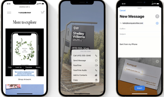 Text mit Kamera erkennen
