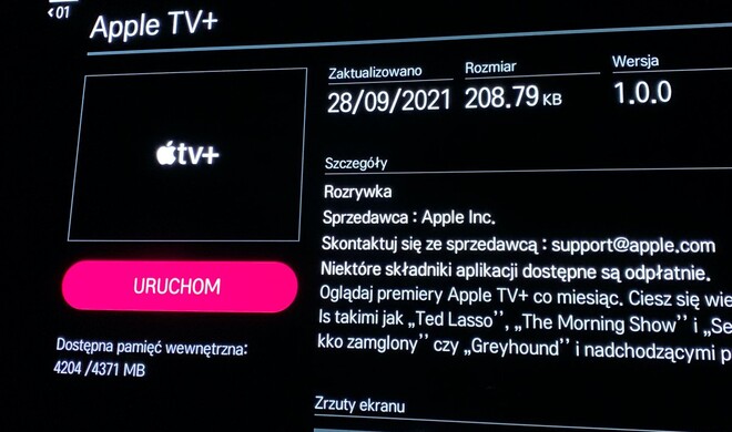Apple TV+ schafft es auf ältere LG-TVs