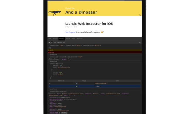 Web Inspector