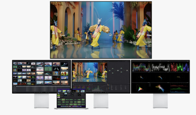 Bis zu vier externe Displays