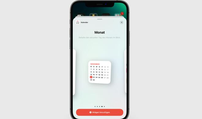 Neues Kalender-Widget