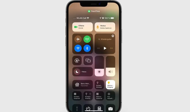 Unscharfer Hintergrund in FaceTime