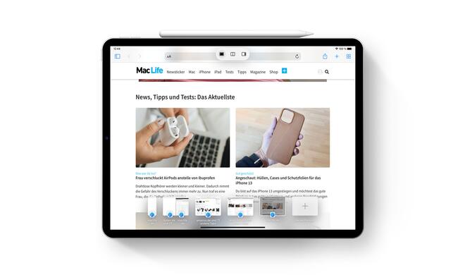 Split View auf dem iPad