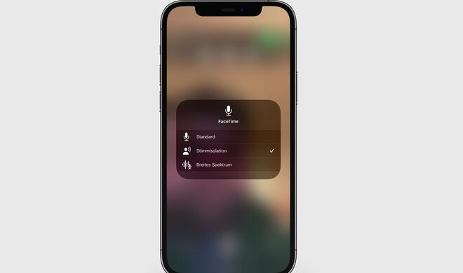 Stimmisolation in FaceTime
