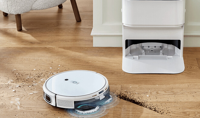 Praktisch sind die Absaugstationen „Mop Station“ und „Vac Station“ natürlich schon. Sie nehmen aber auch recht viel Platz ein.