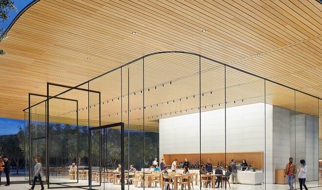 Apple Park Visitor Center in Cupertino, USA