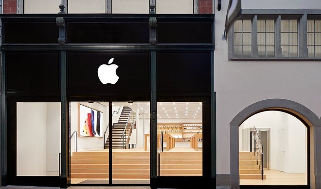 Apple Rennweg in Zürich, Schweiz