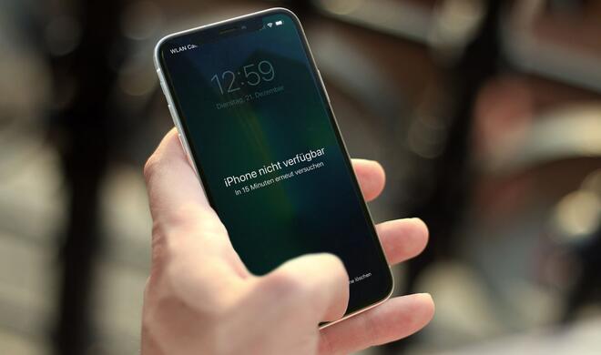 Das iPhone ist gesperrt. Was nun?