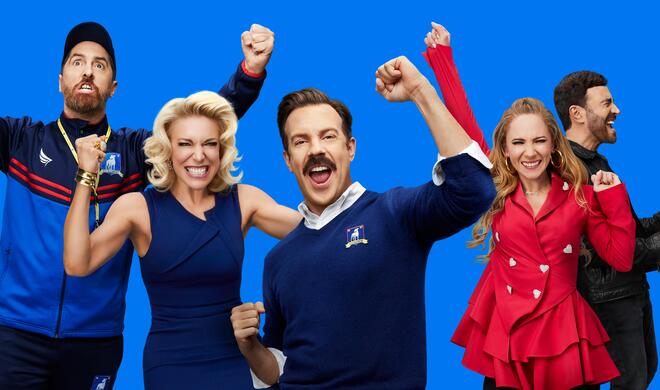 „Ted Lasso“-Darsteller Jason Sudeikis erhielt den zweiten Golden Globe für die Darstellung des charmanten Trainers
