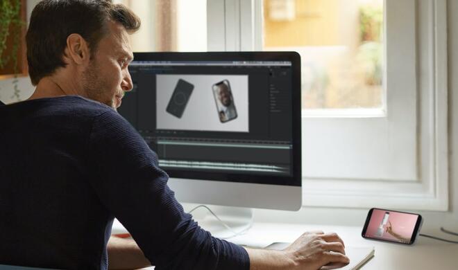 Belkins Tragbares drahtloses Ladepad mit MagSafe