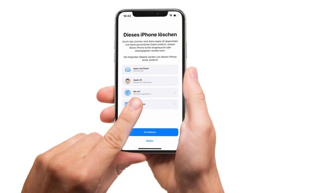Setze dein iPhone zurück, bevor du es verkaufst