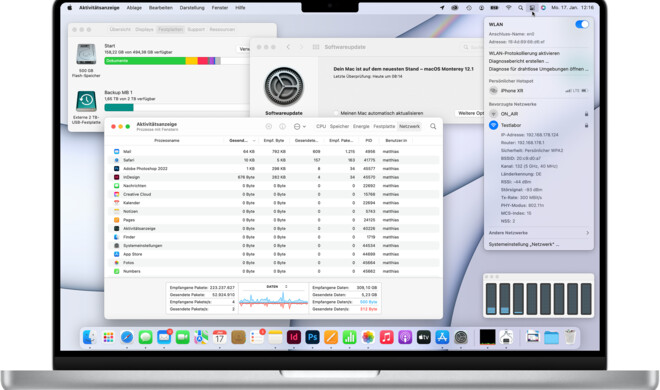 Wir zeigen, wie du mit Bordmitteln den aktuellen Zustand des Mac überprüfst, um Engpässe zu erkennen und die Leistung zu erhalten oder wiederherzustellen.