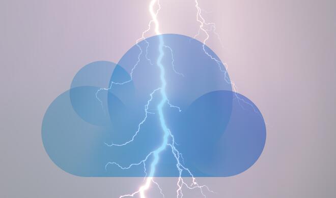 Donnerwetter in der iCloud