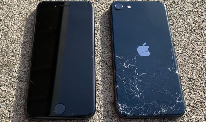 iPhone SE 3 nach dem Falltest