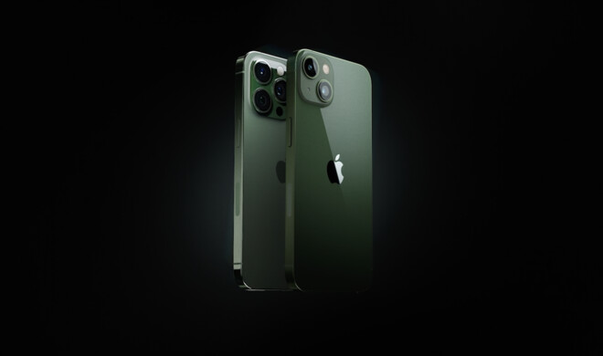 iPhone 13 und iPhone 13 Pro in Grün