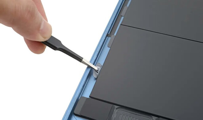 Offenes iPad Air der 5. Generation