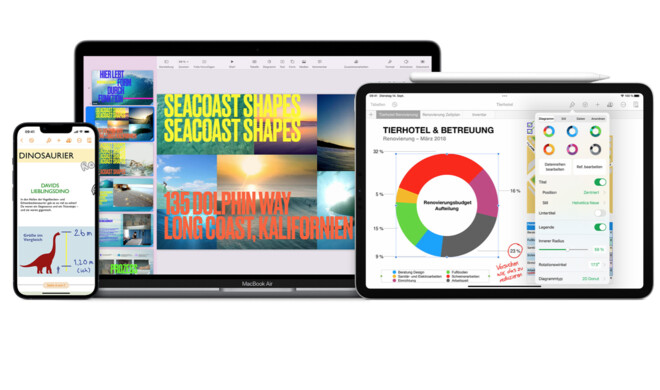 Apples iWork-Apps sind auf den meisten Apple-Geräten vorinstalliert