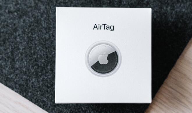 Airtag in der Verpackung
