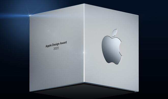 Bei Apple sind selbst die Pokale ein Designstück: So sieht der Apple Design Award aus.