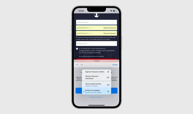 Passwörter individueller generieren