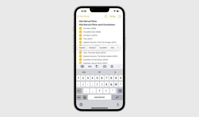 Neues Design für Textverarbeitung