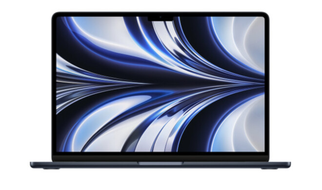 MacBook Air in Mitternacht