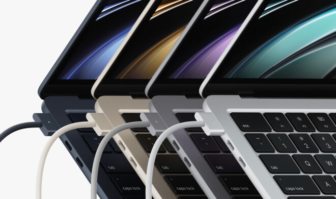 Das MacBook Air ist in mehreren Farben verfügbar