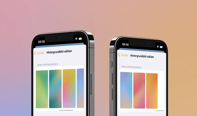 Viele Wallpaper sind auch als dunkle Versionen verfügbar