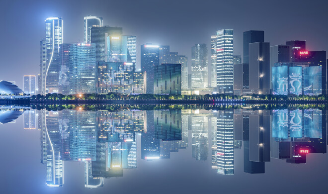 In China gibt es die Mega-Städte der Zukunft bereits. Hier in Hangzhou werden die Asia-Games ausgetragen. 