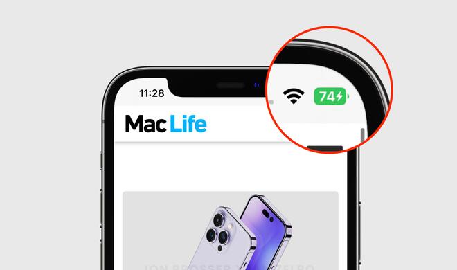 iOS 16 bringt die prozentuale Batterieanzeige zurück