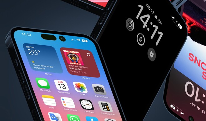  So wird das iPhone 14 Pro mit iOS 16 vermutlich aussehen.