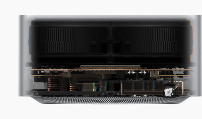 Mac Studio im Röntgen