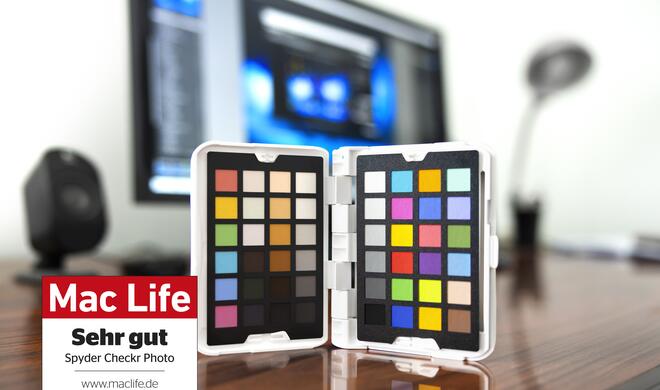 Einfache Kalibrierung: Mit einem Referenzfoto des Spyder Checkr Photo erreichen Sie in wenigen Schritten Farbkonsistenz. Das ist vor allem bei Produktfotos wichtig.