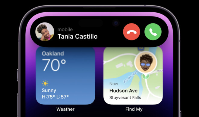 Oder integriert sich nahtlos in Anrufe