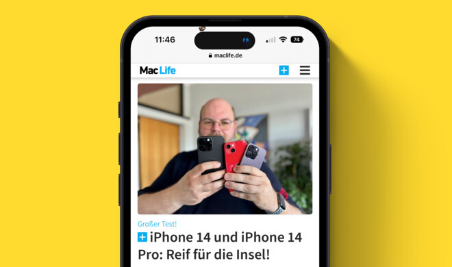 Die Pixel Pals laufen über das Dynamic Island