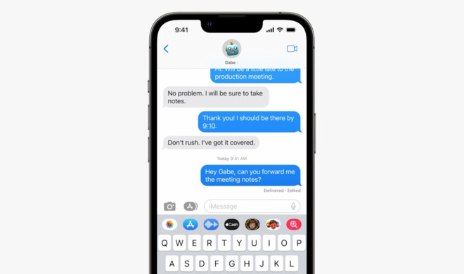 iMessage-Nachrichten lassen sich nachträglich bearbeiten