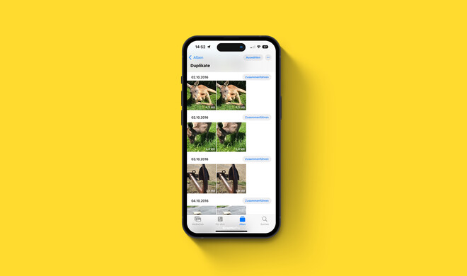 Doppelte Fotos erkennt iOS 16 automatisch