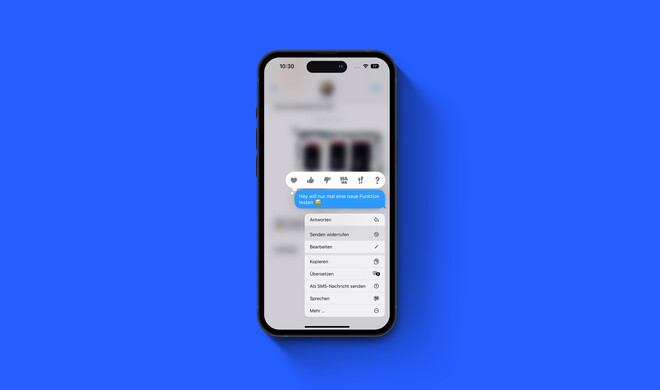 „Nachrichten zurückholen“ klappt ab iOS 16