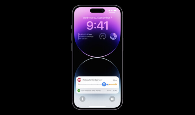iOS 16.1 bringt die Live Aktivitäten