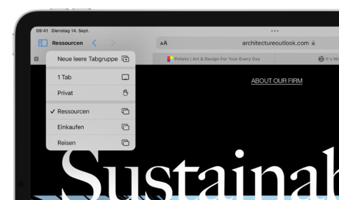 safari lesezeichen fixieren Tabgruppen bieten dir in iOS 16 und iPadOS 16 mehr Möglichkeiten