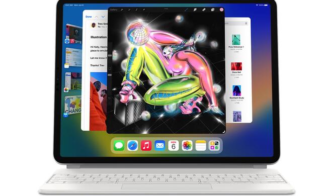 Stage Manager auf dem iPad Pro