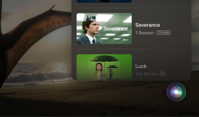 Neues Siri-Interface von tvOS 16.1