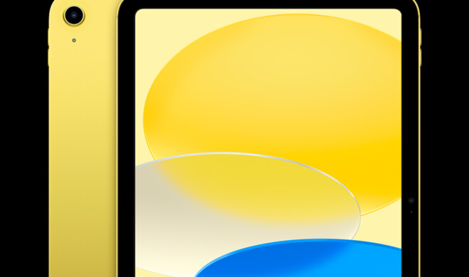 iPad 10 in Gelb